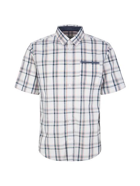 checked slub shirt - 31316/off white colorful chec