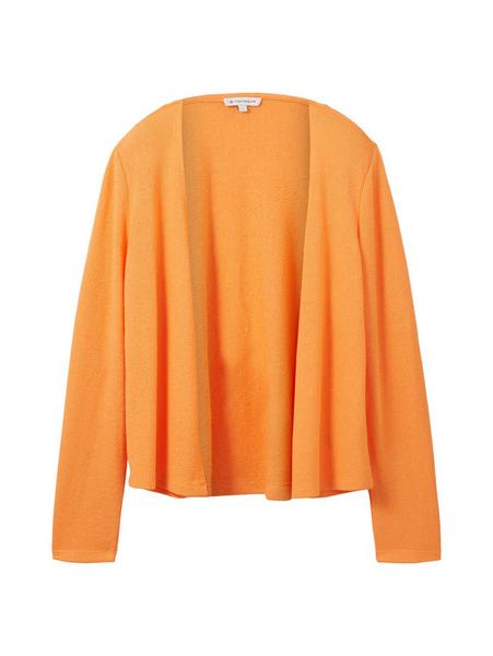 T-shirt cardigan - 32111/bright mango orange melan