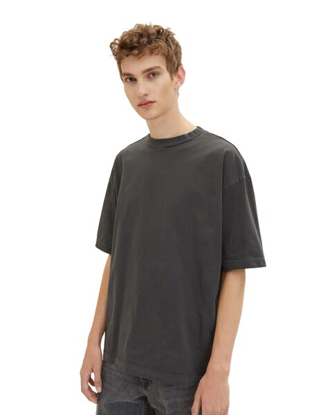 oversized garmentdye t-shirt - 29999/Black