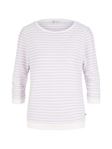 Gestreiftes Jacquard Sweatshirt