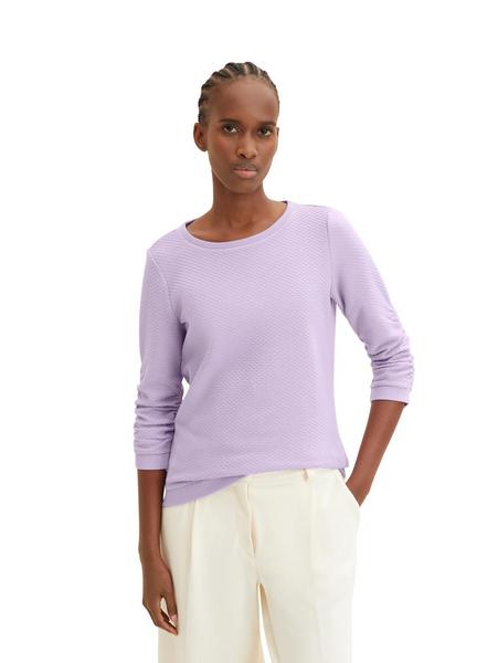 Strukturiertes Sweatshirt