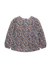 all over printed blouse - 31440/multicolor flower