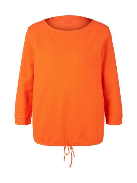 T-shirt waffle structure - 15612/fever red