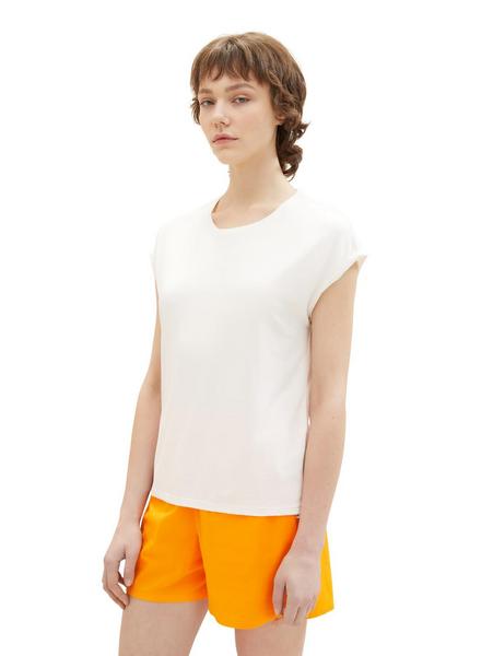 fluent basic tee - 32116/cloud off white