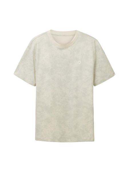 relaxed AOP  t-shirt - 31889/white soft batik prin