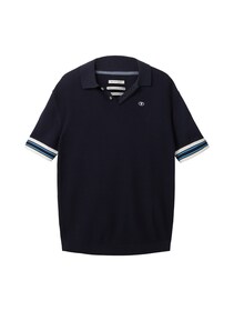 Gestricktes Poloshirt