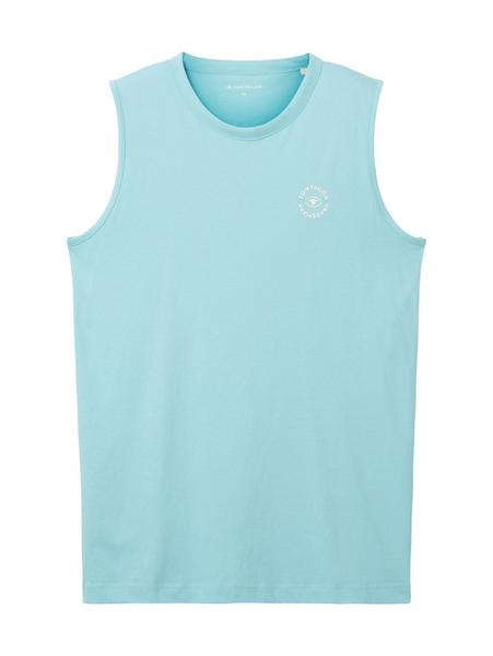 basic tanktop - 31046/blue tibetan stone
