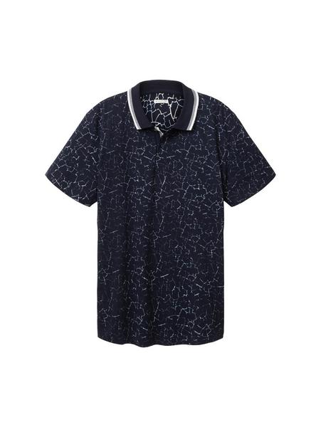Poloshirt mit Allover-Print
