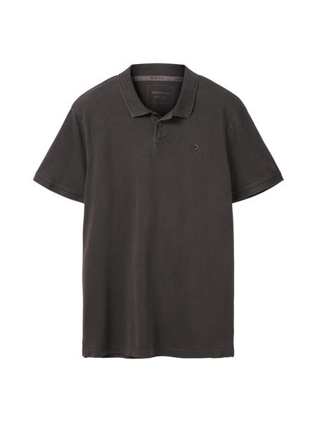 overdyed polo - 29999/Black