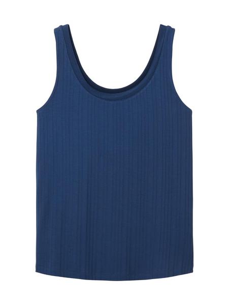 T-shirt rib top - 11758/midnight sail