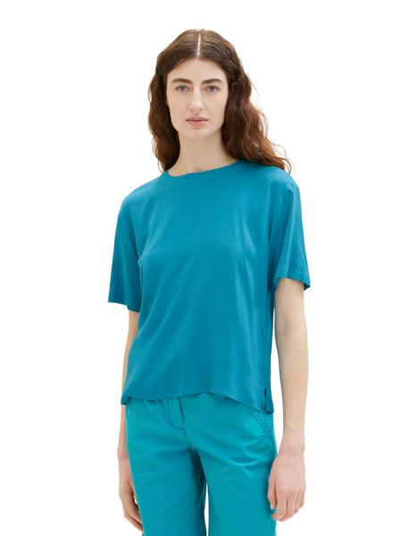 blouse easy shirt shape - 31668/petrol green