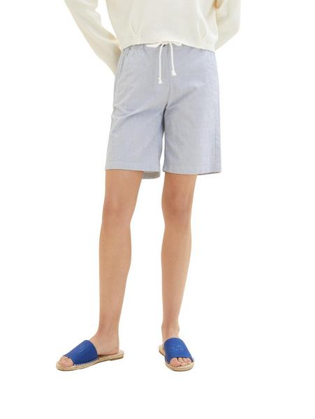 Tom Tailor Chino Bermuda - 12320/blue stripe pants