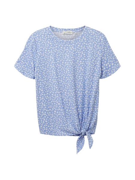 T-Shirt mit Knotendetail
