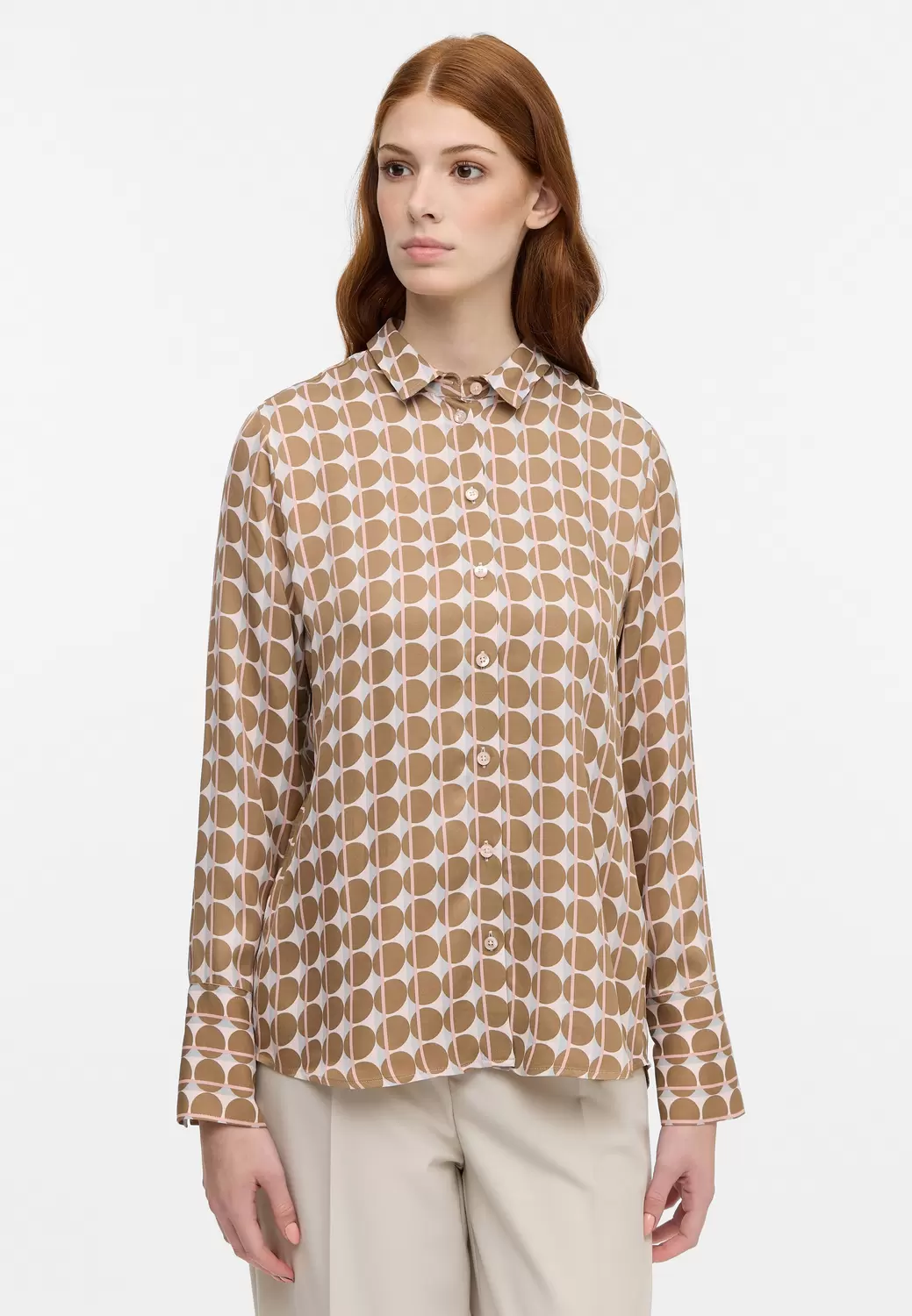 Bluse Viskose Langarm