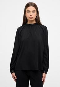 Bluse Leinwandgewebe Langarm