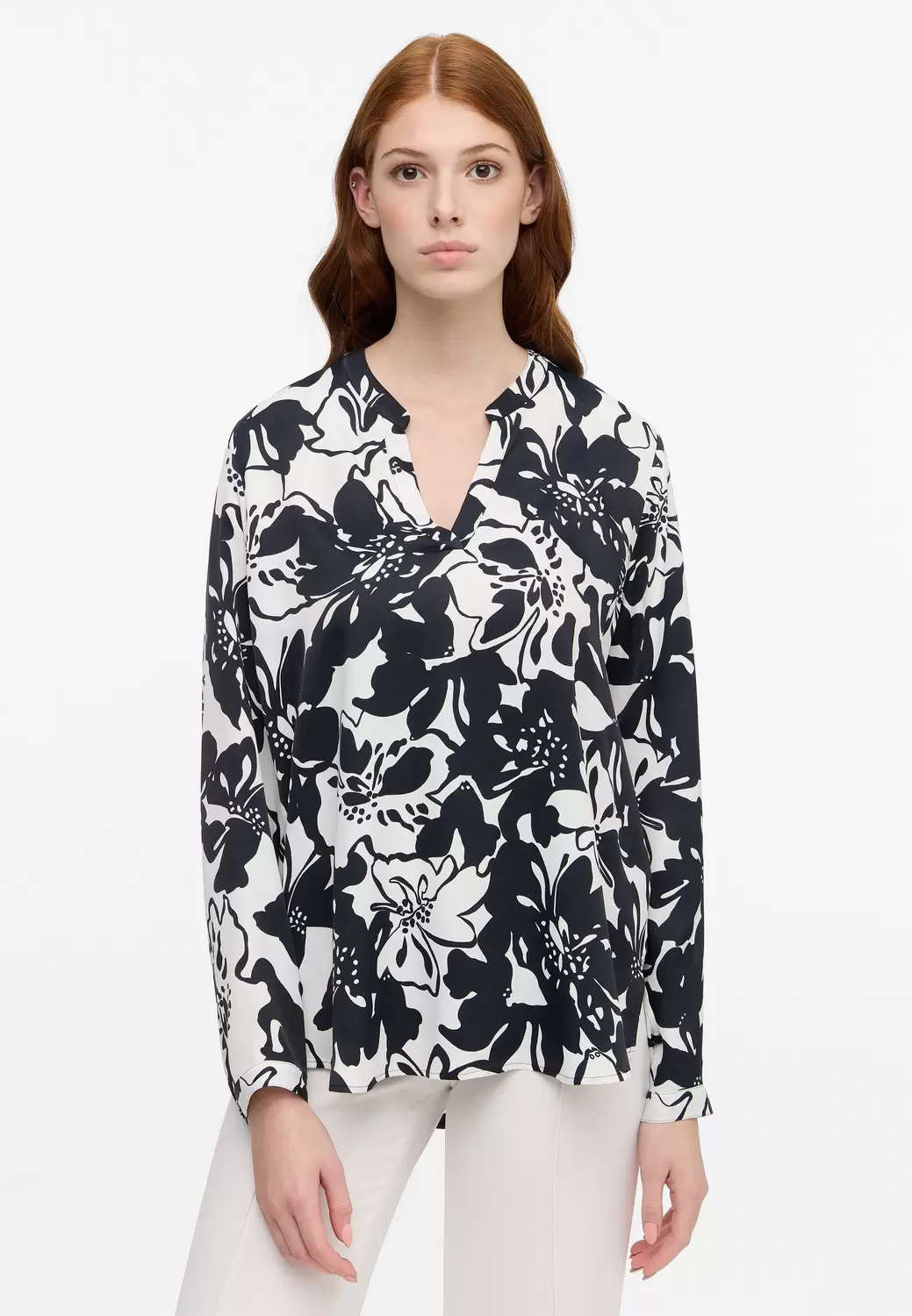 Bluse Viskose Langarm female