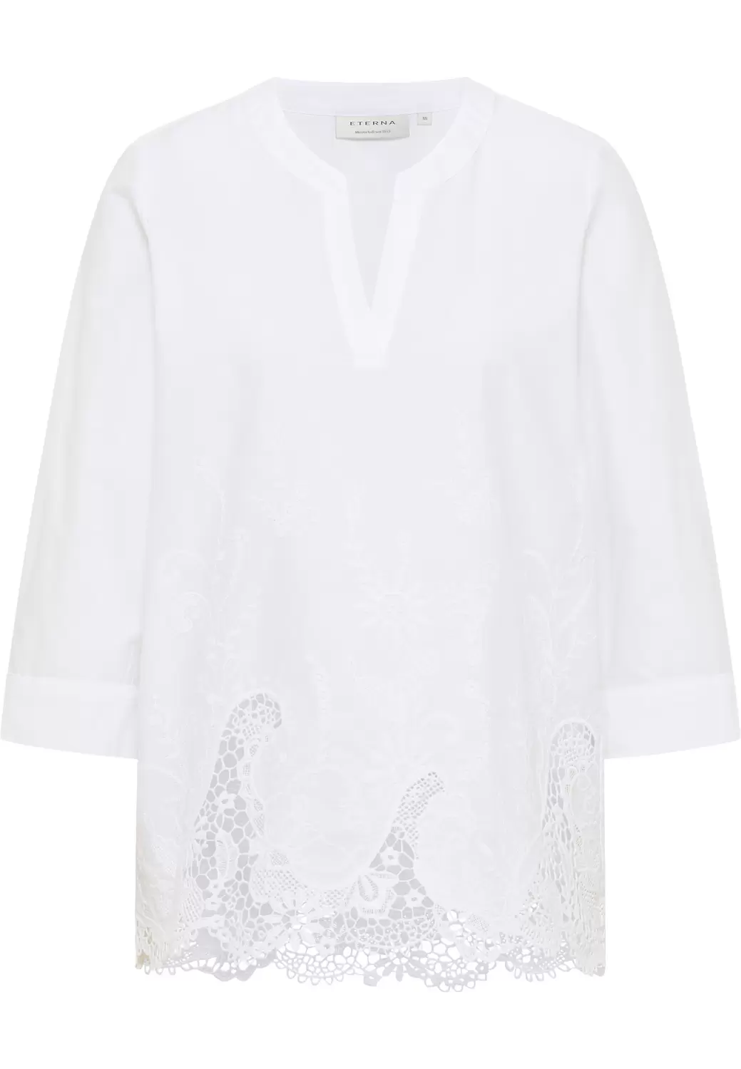 Bluse Lochstickerei 3/4-Arm