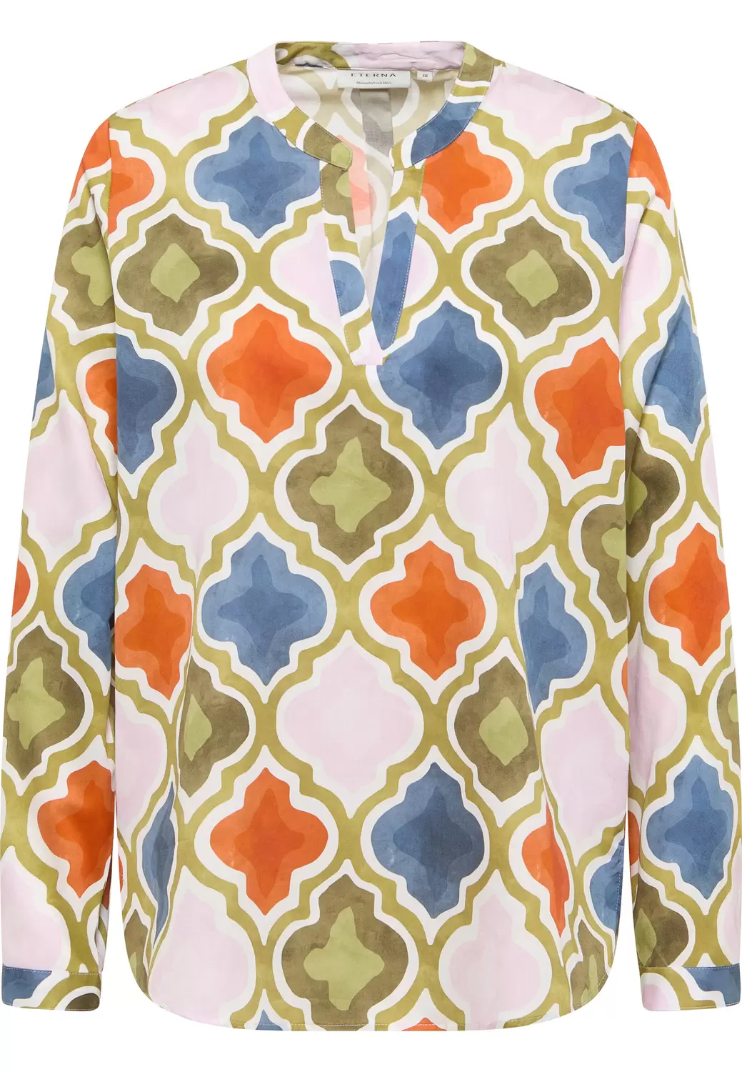 Bluse Satingewebe Langarm