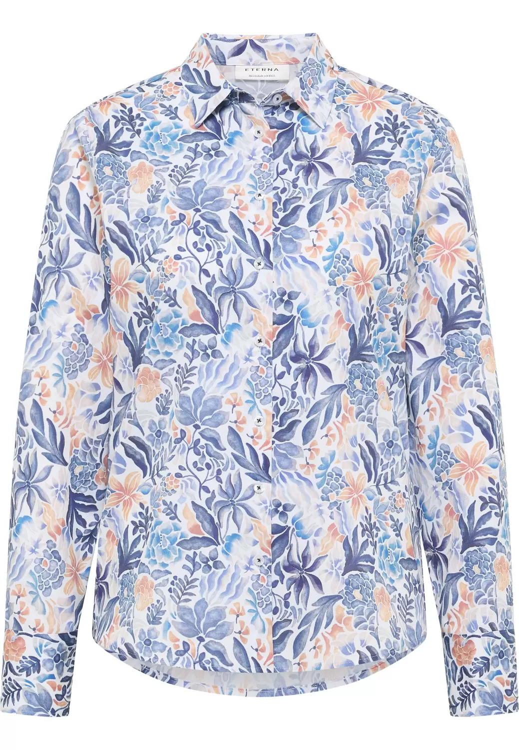 Bluse Satingewebe Langarm