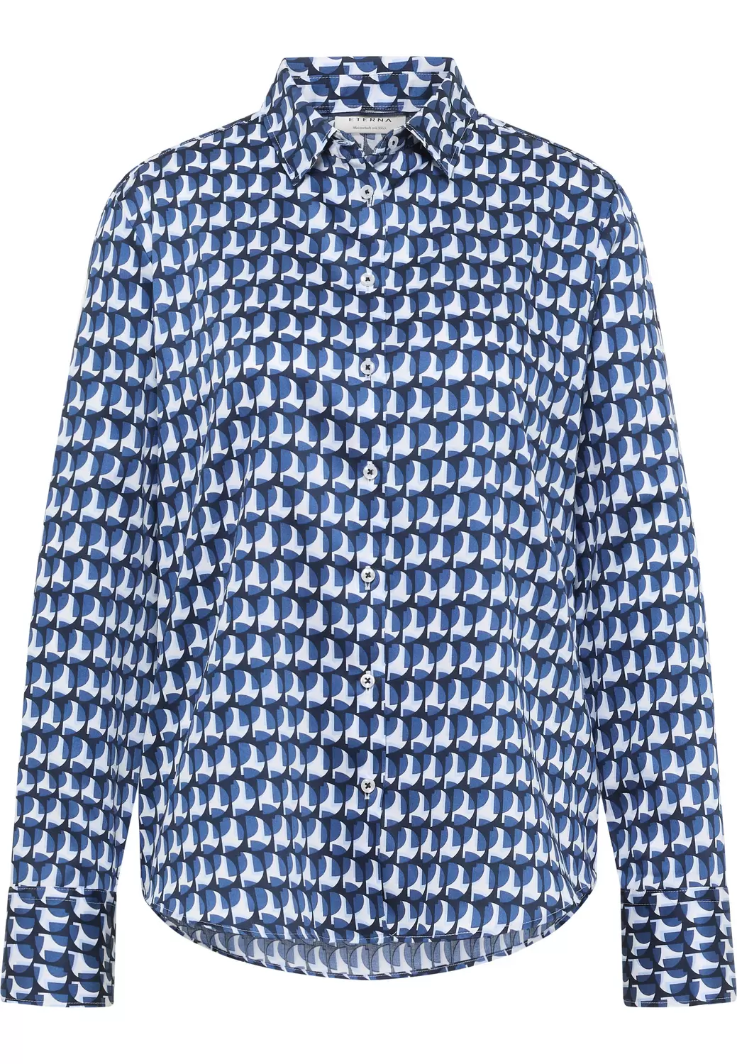 Bluse Satingewebe Langarm