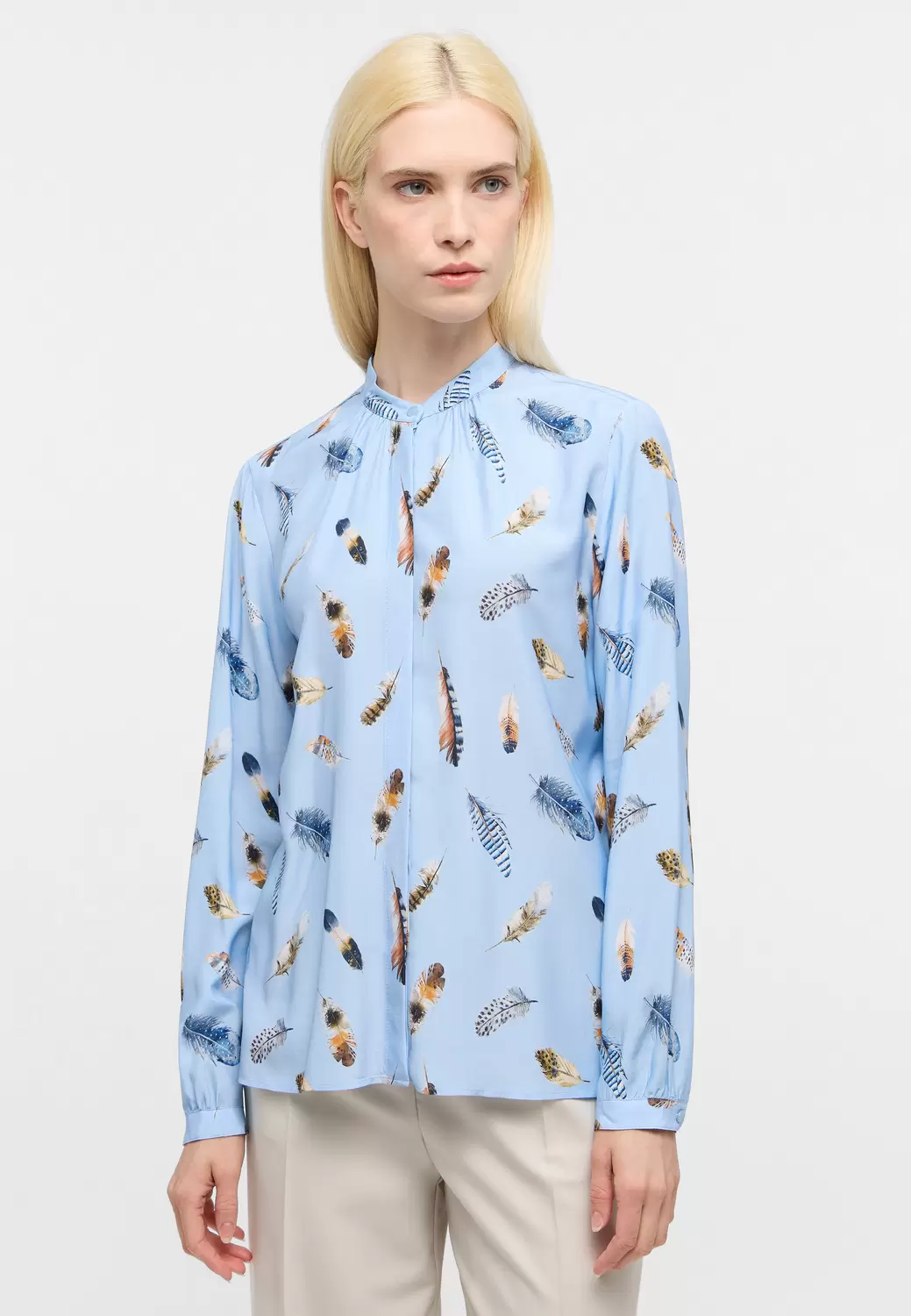 Bluse Viskose Langarm female