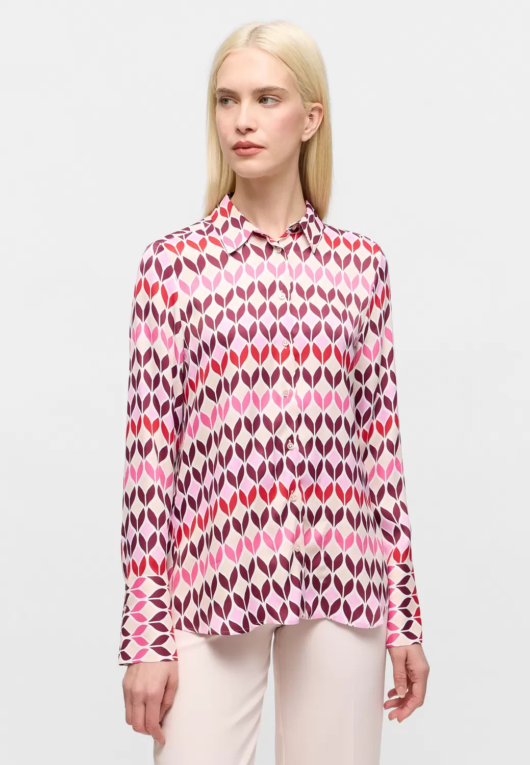 Bluse Viskose Langarm female