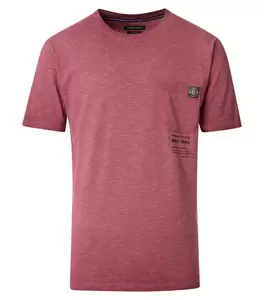 T-shirt mit Tasche - 454/454 rot