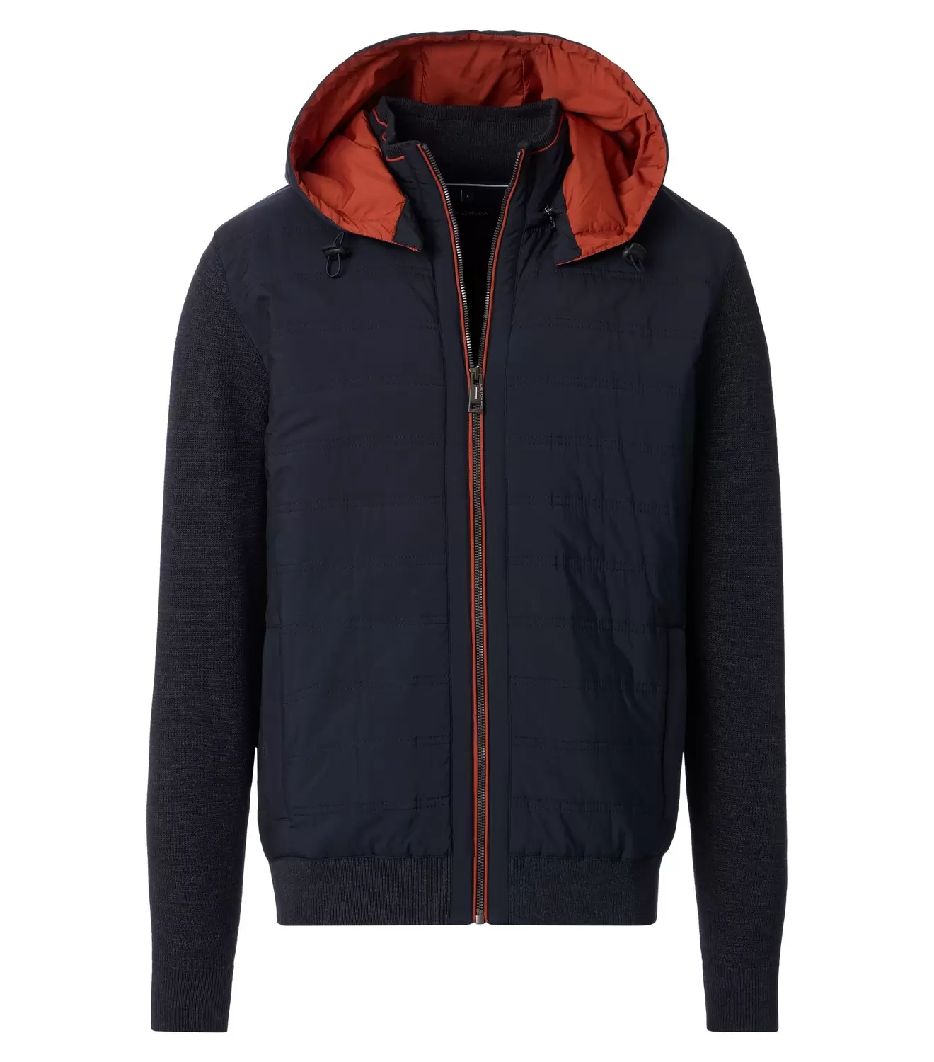 Strickjacke mit Kapuze Hybrid