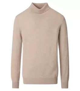 Pullover, Rollkragen - 659/659 beige