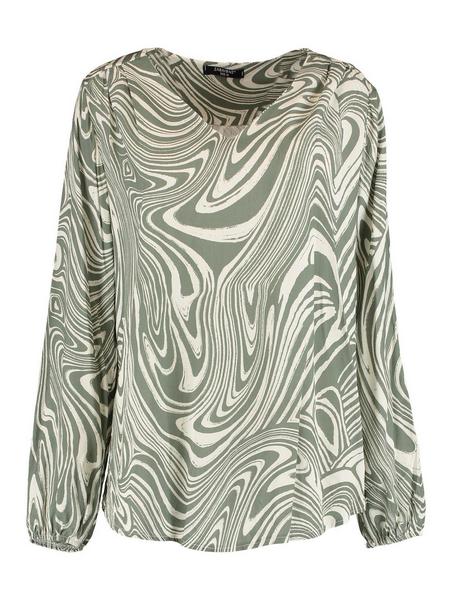Blouse Al44essa - 1600998996/washed green