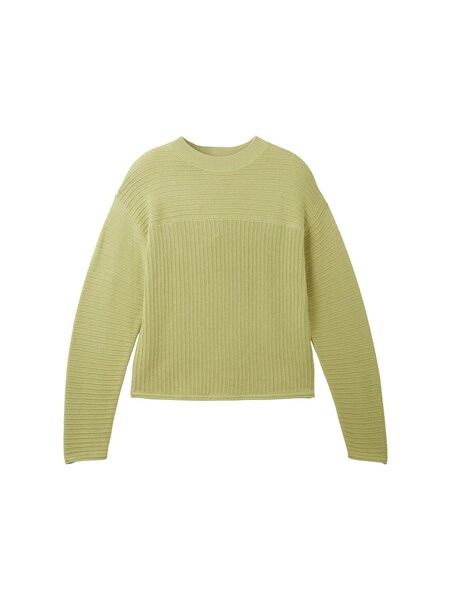 structured cotton pullover - 32256/dusty pear gree