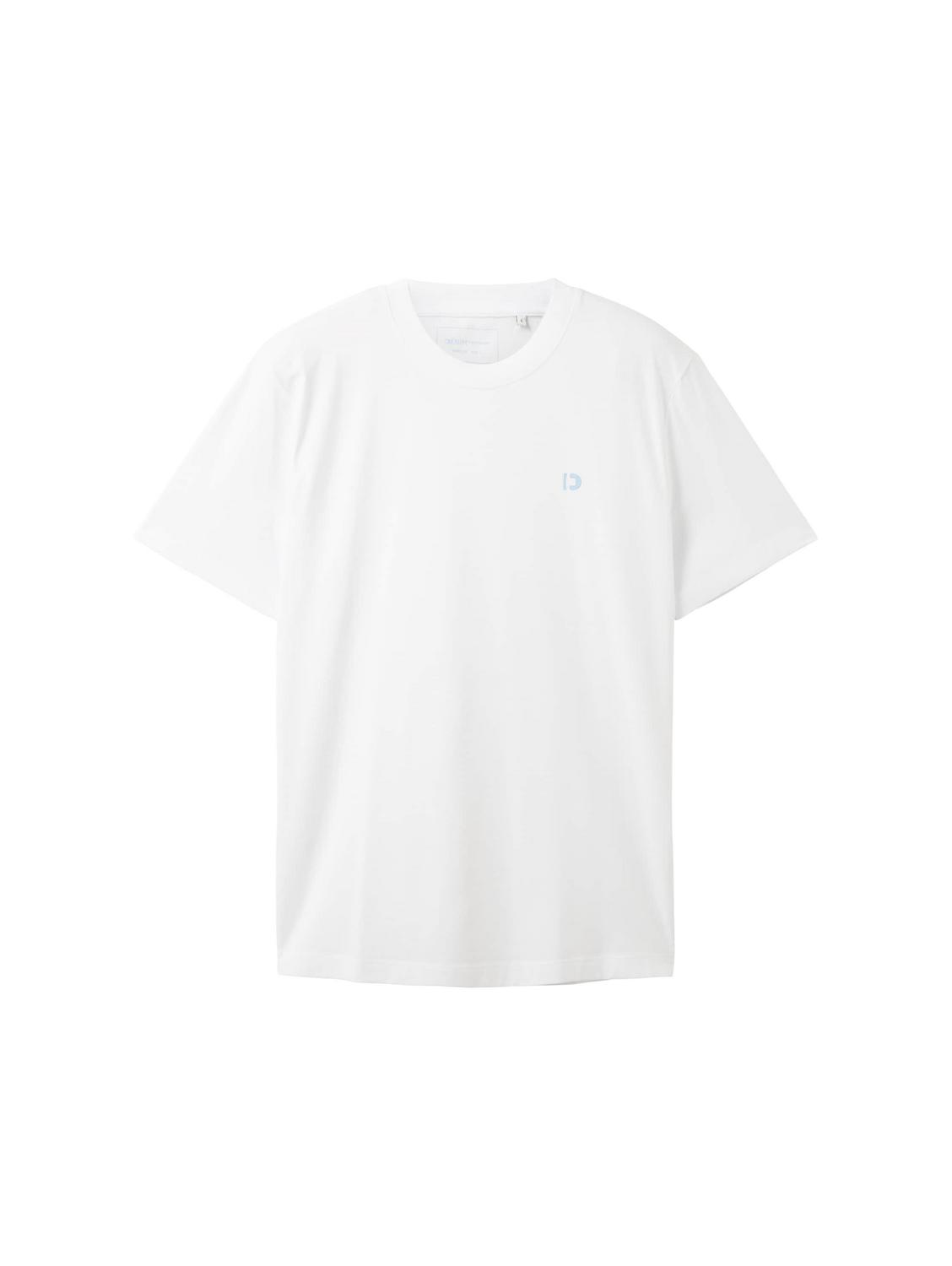 XL rounded hem t-shirt male