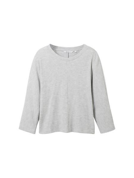 cozy rib batwing - 32510/basic light grey melange