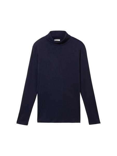 Langarmshirt mit Rollkragen