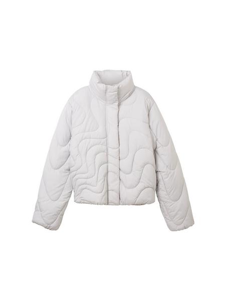 quilted jacket - 32253/basic light grey