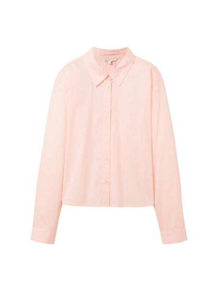 boxy  poplin shirt - 14557/Light English Rose