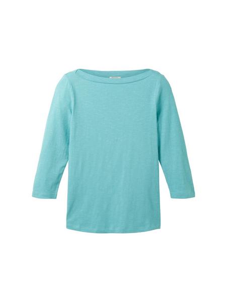 Tshirt basic slub - 10426/Summer Teal
