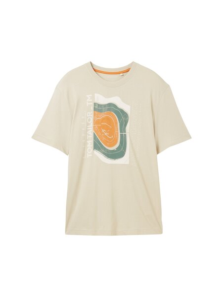 printed t-shirt - 26199/beige alfalfa