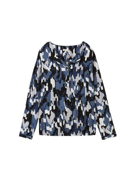 Bluse mit Allover-Print