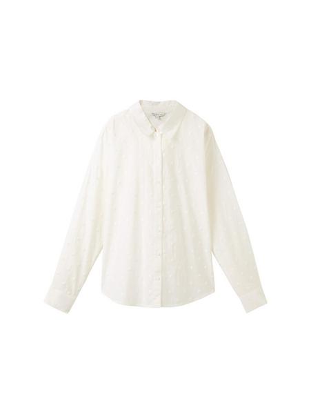 dot structure shirt - 34033/off white dot structur