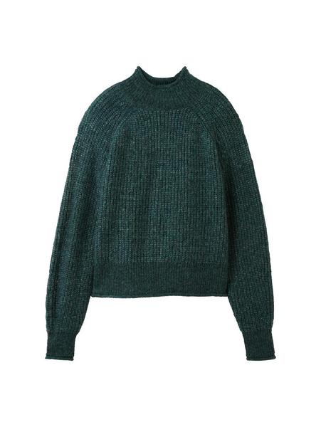 cozy mock neck pullover - 10592/Midnight Forest Gr