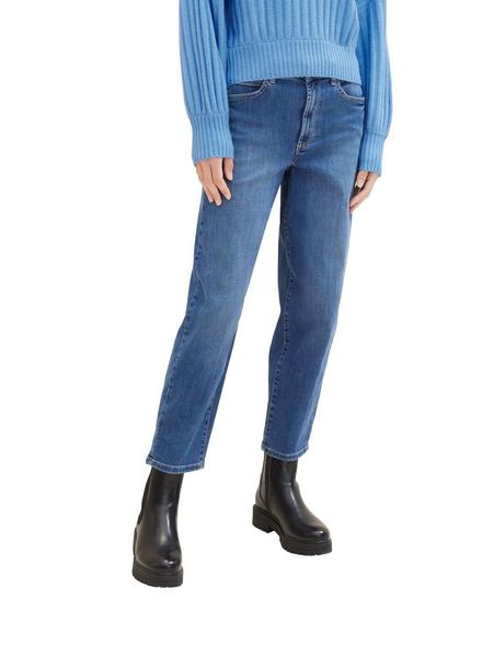 Tom Tailor Barrel Leg - 10281/mid stone wash denim