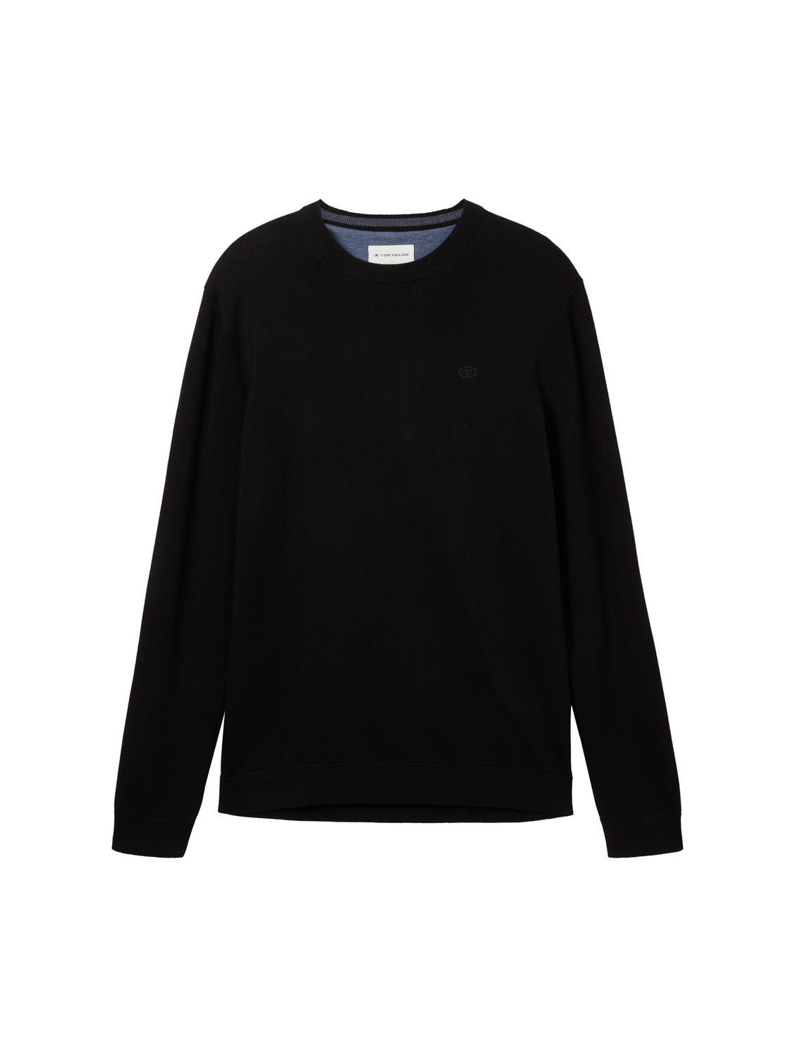 XXL basic crewneck knit male