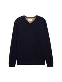 basic v-neck knit