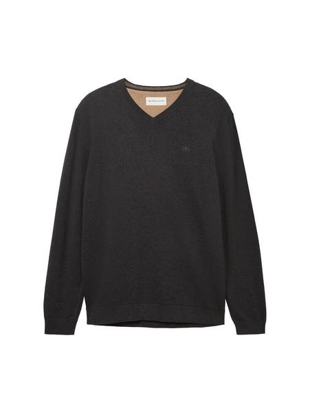 basic v-neck knit