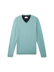 Strickpullover mit V-Ausschnitt