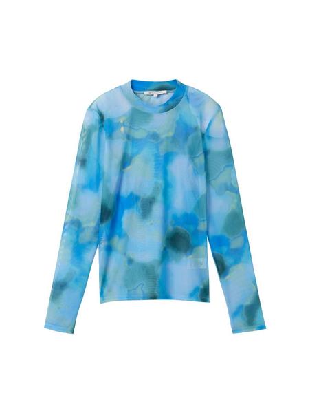 Langarmshirt mit recyceltem Polyester