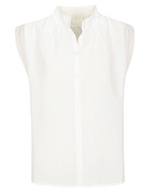 Structured blouse sleeveless