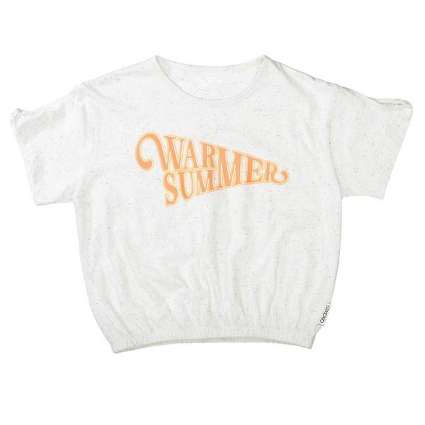 Md.-T-Shirt, cropped - 101/OFFWHITE NEPPY