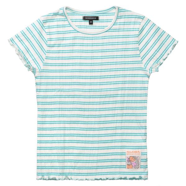 Md.-T-Shirt, Streifen - 527/LIGHT JADE-STR.